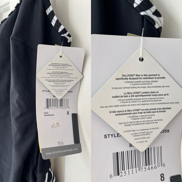 NWT Christina Skirted Animal Print Tummy Control One Piece Swimsuit 8 - Picture 4 of 15